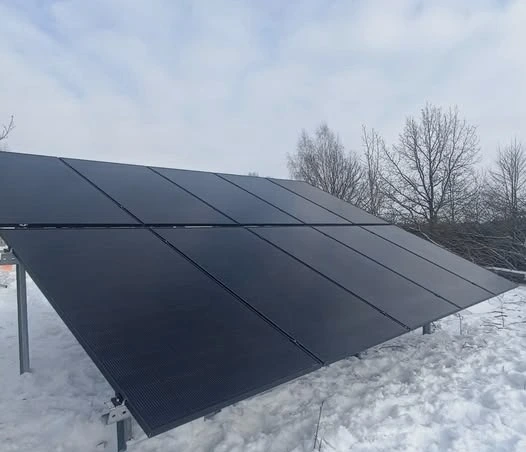 Instalacja fotowoltaiczna na gruncie w Ględach